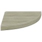 vidaXL Ράφια Τοίχου Γωνιακά 4 τεμ. Χρώμα Δρυός 35x35x3,8 εκ. MDF