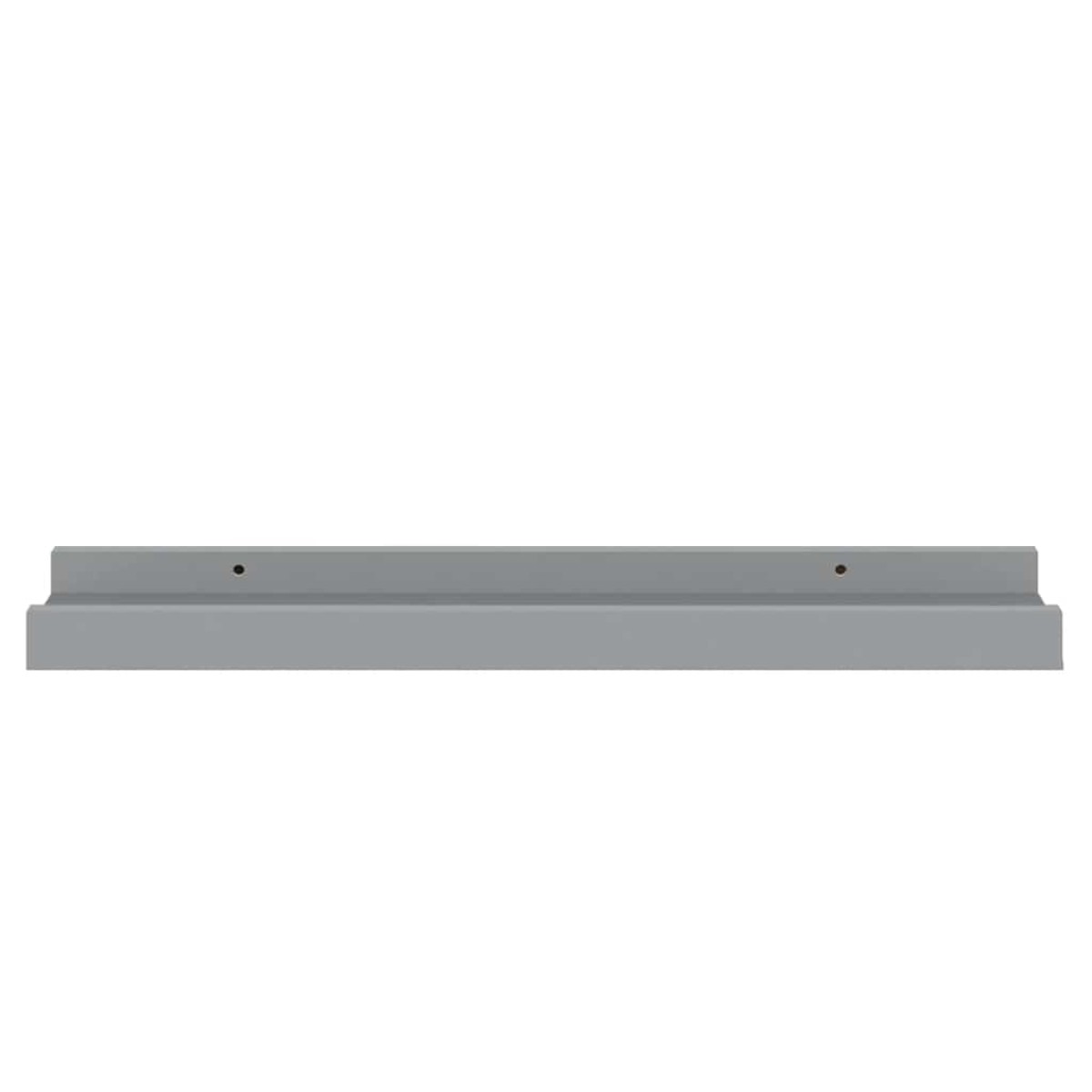 vidaXL Ράφια για Κορνίζες 2 τεμ. Γκρι 40 x 9 x 3 εκ. από MDF