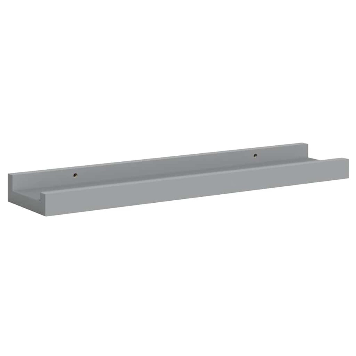 vidaXL Ράφια για Κορνίζες 2 τεμ. Γκρι 40 x 9 x 3 εκ. από MDF