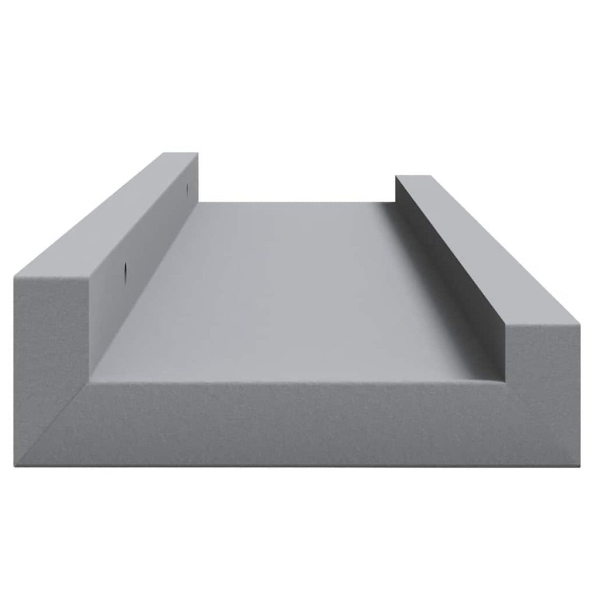 vidaXL Ράφια για Κορνίζες 2 τεμ. Γκρι 40 x 9 x 3 εκ. από MDF