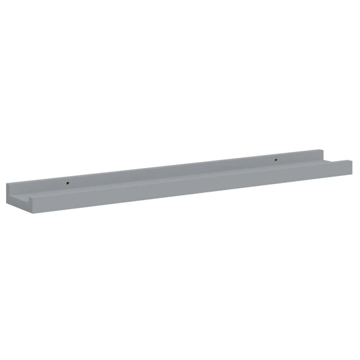 vidaXL Ράφια για Κορνίζες 2 τεμ. Γκρι 60 x 9 x 3 εκ. από MDF
