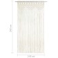 vidaXL Κουρτίνα Μακραμέ 140 x 240 εκ. Βαμβακερή