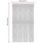vidaXL Κουρτίνα Μακραμέ 140 x 240 εκ. Βαμβακερή