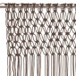 vidaXL Κουρτίνα Μακραμέ Taupe 140 x 240 εκ. Βαμβακερή