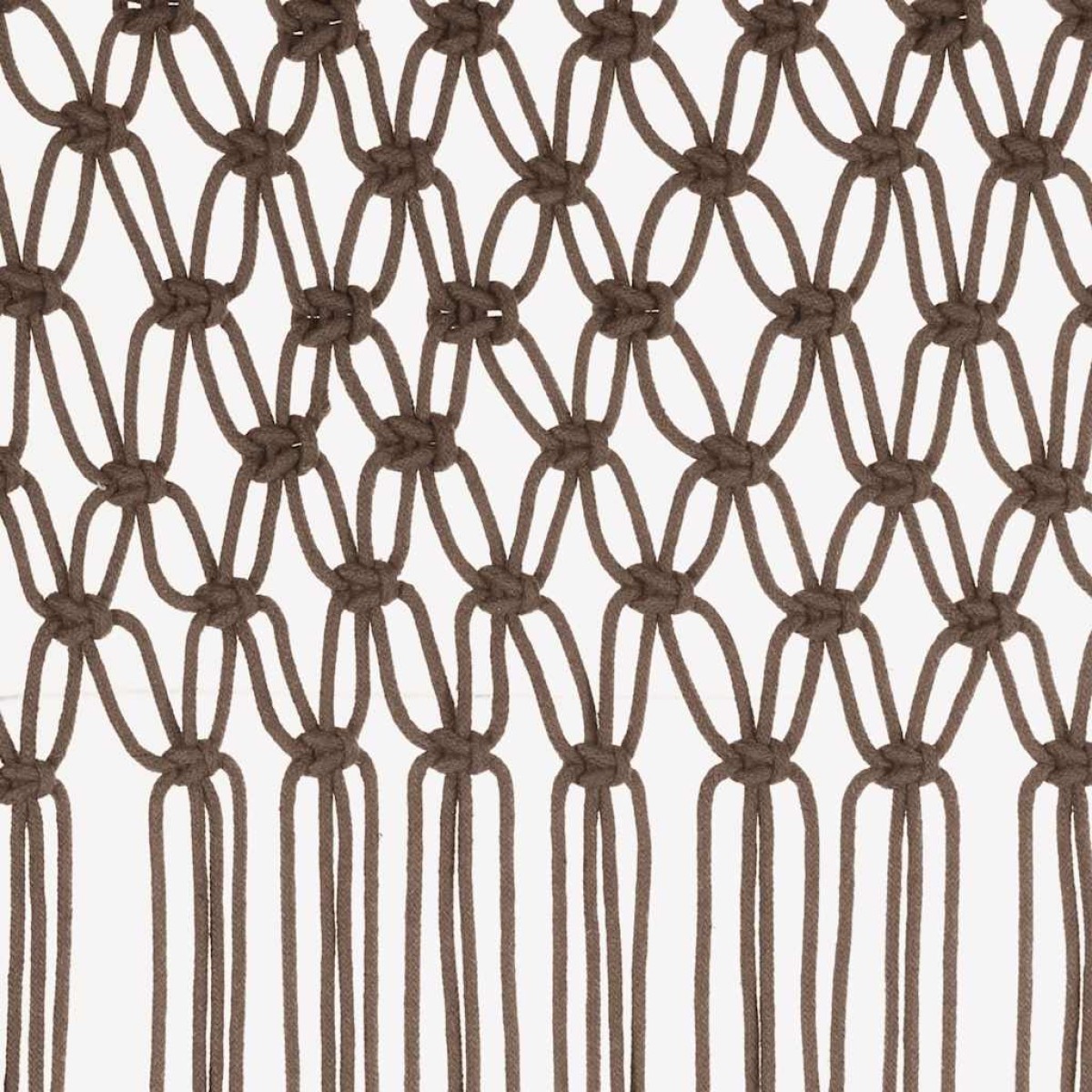 vidaXL Κουρτίνα Μακραμέ Taupe 140 x 240 εκ. Βαμβακερή