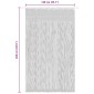 vidaXL Κουρτίνα Μακραμέ Taupe 140 x 240 εκ. Βαμβακερή
