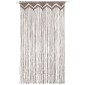 vidaXL Κουρτίνα Μακραμέ Taupe 140 x 240 εκ. Βαμβακερή