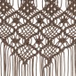 vidaXL Κουρτίνα Μακραμέ Taupe 140 x 240 εκ. Βαμβακερή