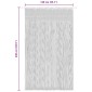 vidaXL Κουρτίνα Μακραμέ Ανθρακί 140 x 240 εκ. Βαμβακερή
