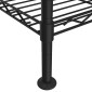 vidaXL Ραφιέρα Αποθήκευσης 3 Επιπέδων Μαύρη 60 x 35 x 76 εκ. 150 κιλά