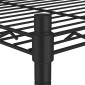 vidaXL Ραφιέρα 4 Επιπέδων Μαύρη 90 x 35 x 137 εκ. 200 κ.