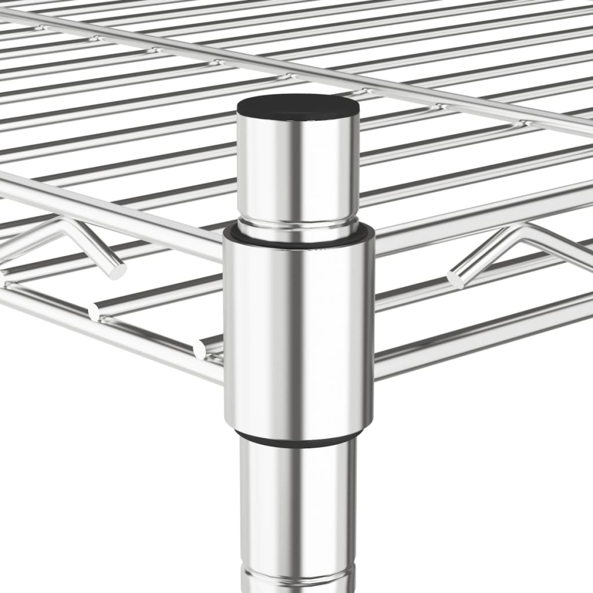 vidaXL Ραφιέρα Αποθήκευσης 5 Επιπέδων Χρωμέ 90 x 35 x 180 εκ. 250 κιλά