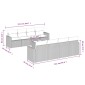 vidaXL Σαλόνι Κήπου Σετ 9 τεμ. Μπεζ Συνθετικό Ρατάν με Μαξιλάρια