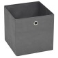 vidaXL Κουτιά Αποθήκευσης 10τεμ Γκρι 28x28x28εκ Ύφασμα Non-woven