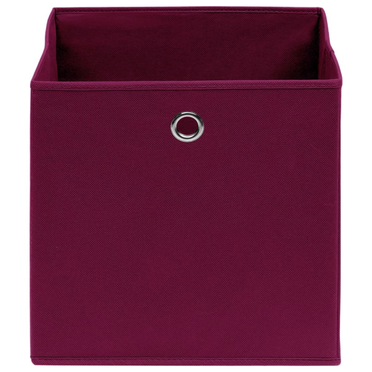 vidaXL Κουτιά Αποθήκευσης 4 τεμ Σκ Κόκκινα 28x28x28εκ Ύφασμα Non-woven