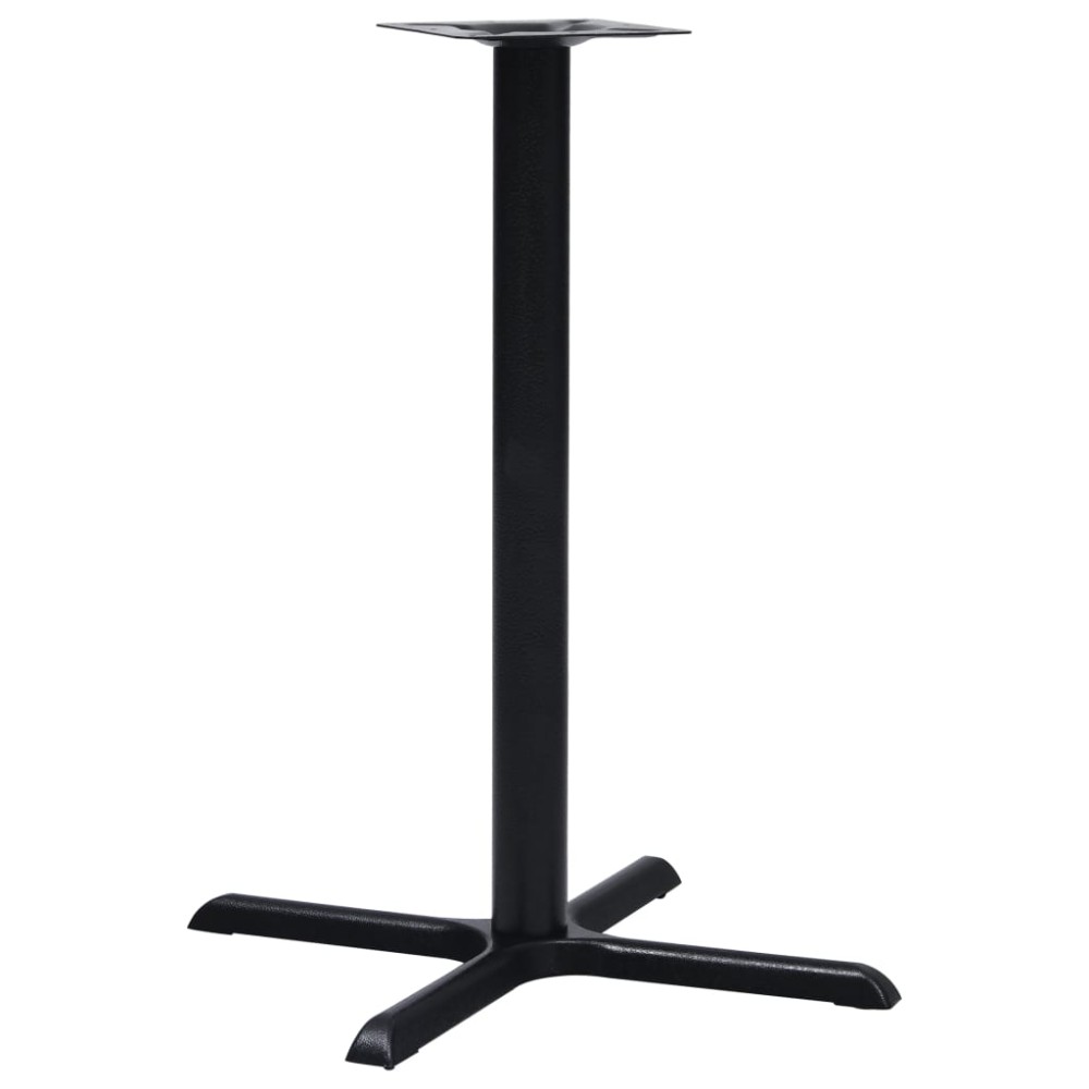 vidaXL Πόδι Τραπεζιού Bistro Μαύρο 76 x 76 x 107 εκ. από Χυτοσίδηρο