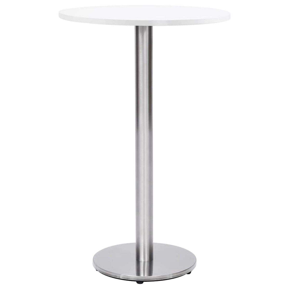 vidaXL Πόδι Τραπεζιού Bistro Ασημί Ø45x107 εκ. από Ανοξείδωτο Ατσάλι