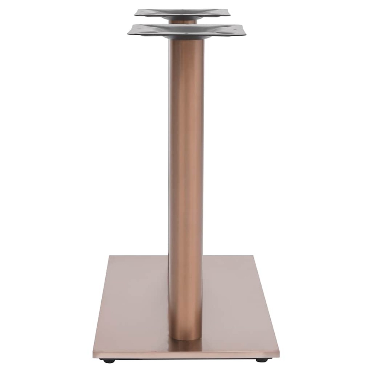 vidaXL Πόδι Τραπεζιού Bistro Μπρονζέ 70x40x72 εκ από Ανοξείδωτο Ατσάλι