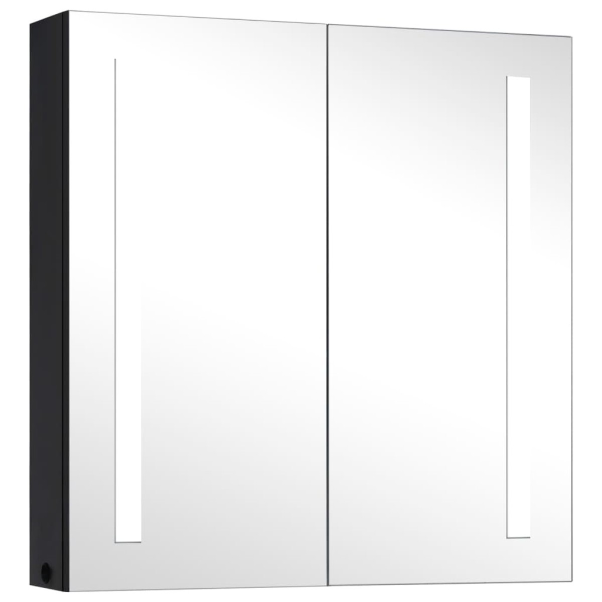 vidaXL Καθρέφτης Μπάνιου με Ντουλάπι & LED 62 x 14 x 60 εκ.