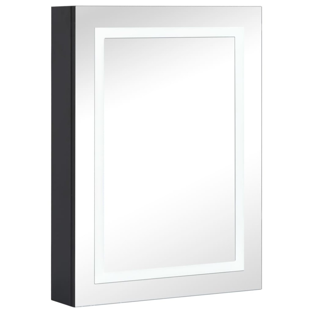 vidaXL Καθρέφτης Μπάνιου με Ντουλάπι & LED 50 x 13 x 70 εκ.