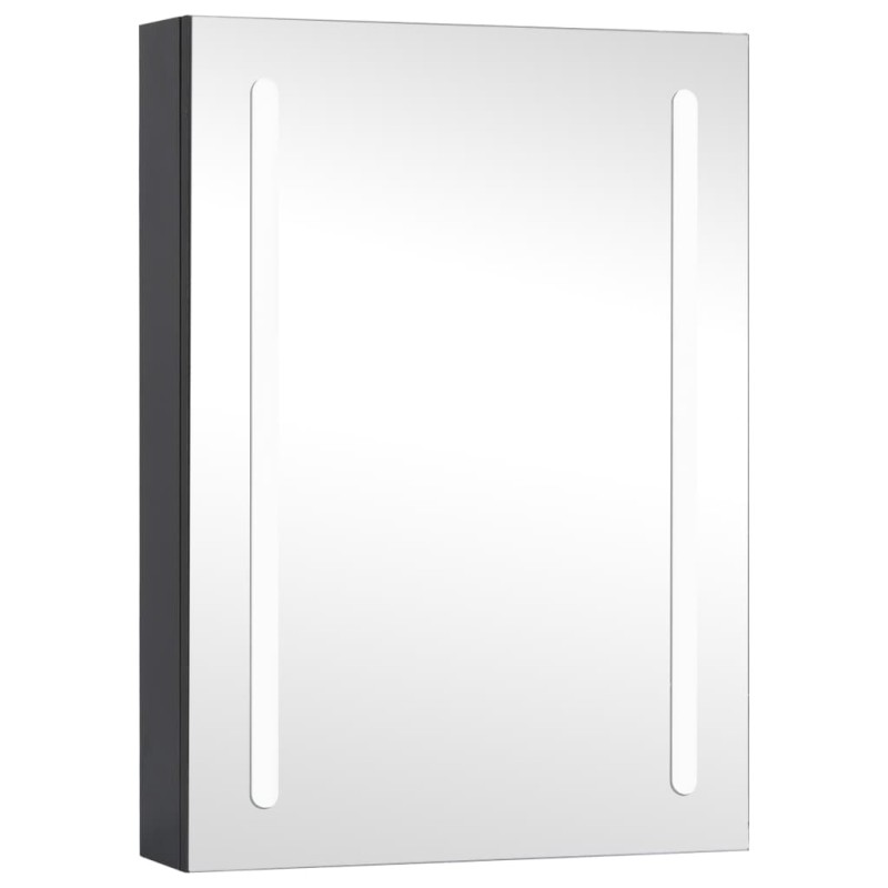 vidaXL Καθρέφτης Μπάνιου με Ντουλάπι & LED 50 x 13 x 70 εκ.