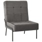 vidaXL Καρέκλα Relax Σκούρο Γκρι 65 x 79 x 87 εκ. Βελούδινη
