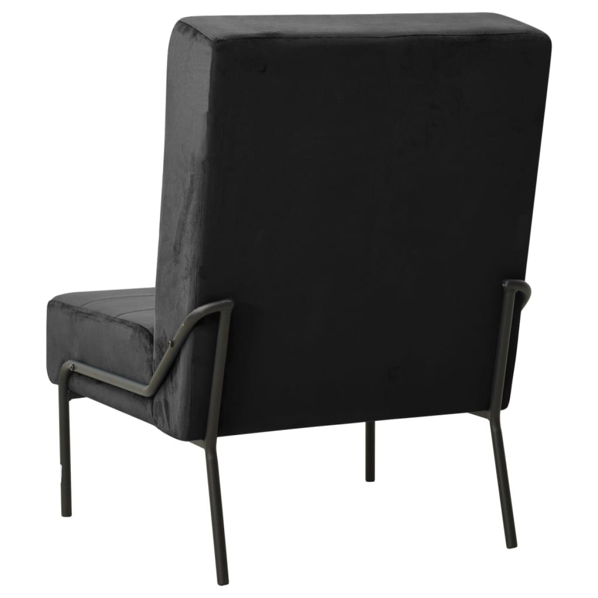 vidaXL Καρέκλα Χαλάρωσης 65 x 79 x 87 Μαύρη Βελούδινη