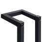 vidaXL Βάση για Πετσέτες Επιτοίχια Μαύρη 12,5x12,5x60 εκ. Σιδερένια