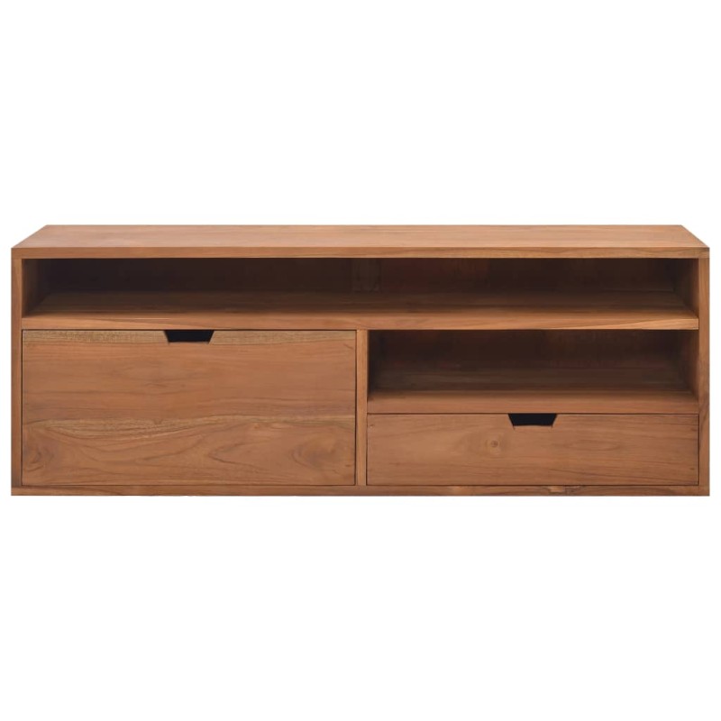 vidaXL Έπιπλο Τηλεόρασης 110 x 30 x 40 εκ. από Μασίφ Ξύλο Teak