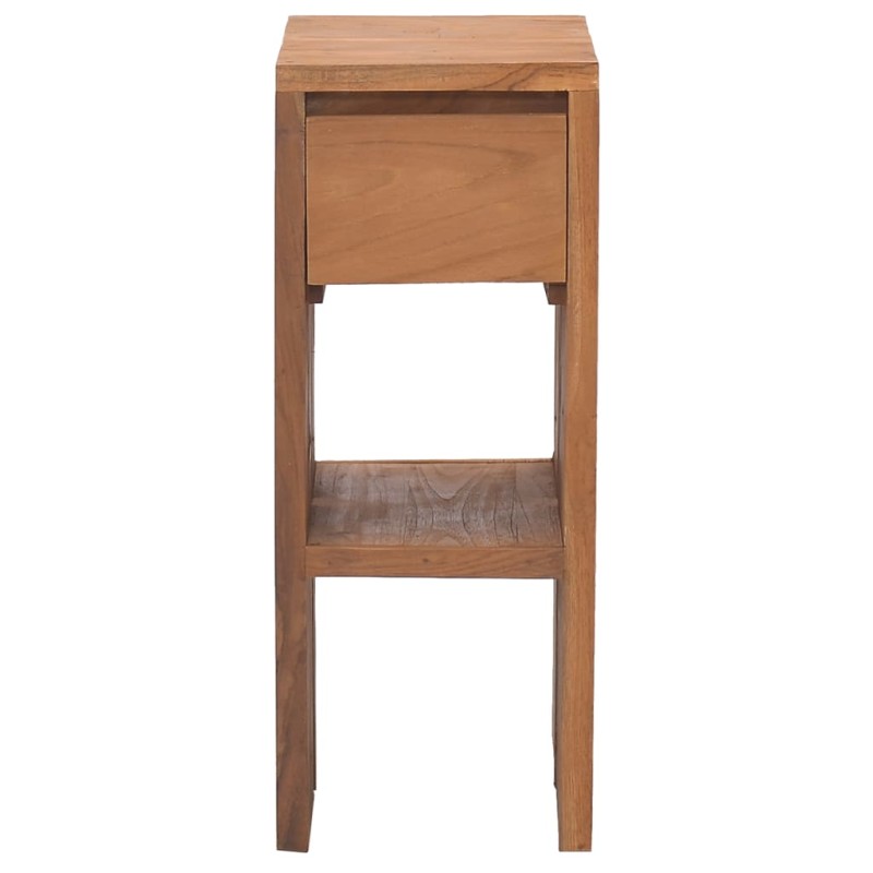vidaXL Κομοδίνο 20 x 35 x 50 εκ. από Μασίφ Ξύλο Teak
