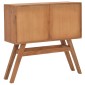 vidaXL Τραπέζι Κονσόλα 80 x 30 x 80 εκ. από Μασίφ Ξύλο Teak