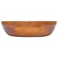 vidaXL Νιπτήρας Ø40 x 10 εκ. από Μασίφ Ξύλο Teak