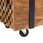 vidaXL Έπιπλο Τηλεόρασης 110 x 30 x 32,5 εκ. από Μασίφ Ξύλο Teak