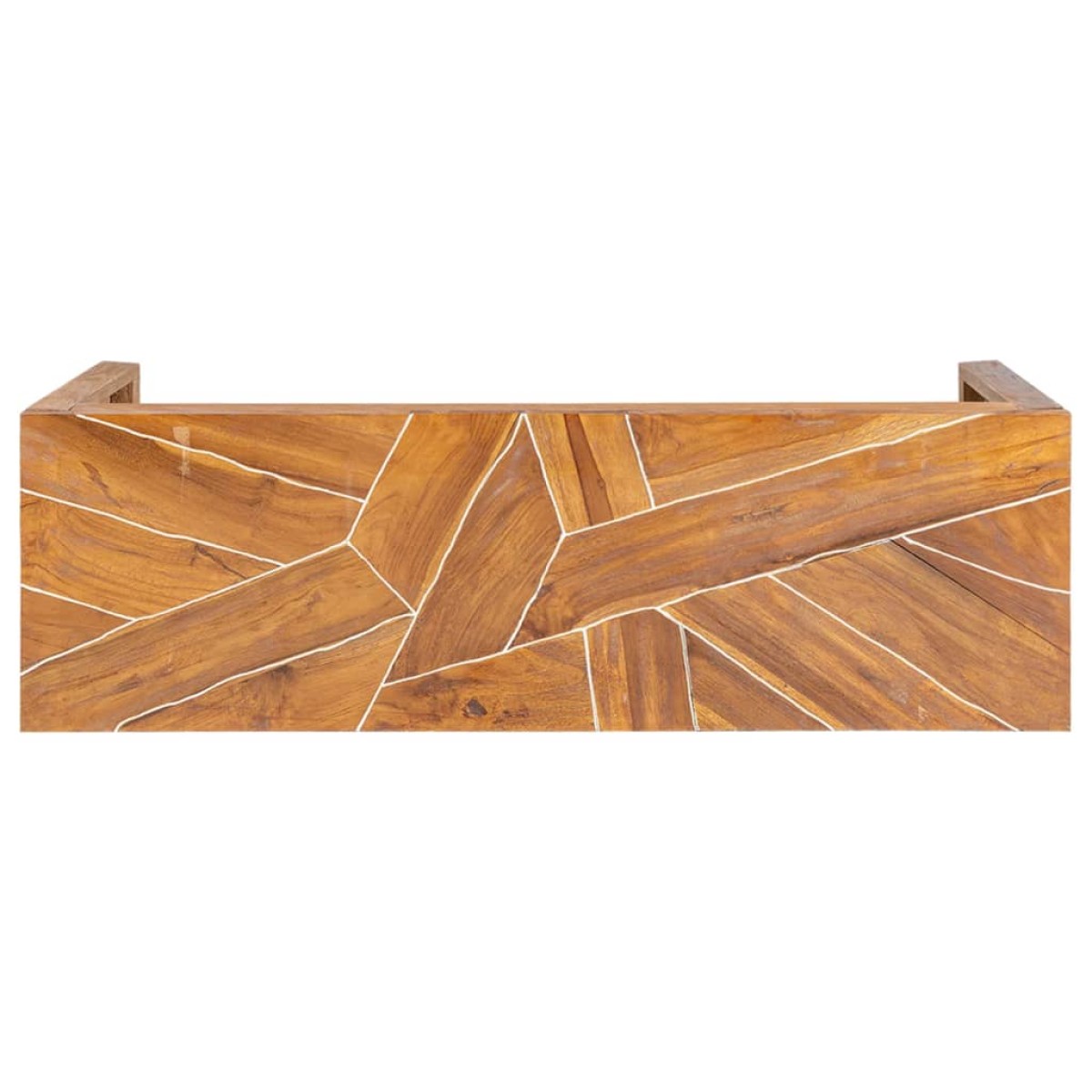 vidaXL Έπιπλο Τηλεόρασης 110 x 60 x 38 εκ. από Μασίφ Ξύλο Teak