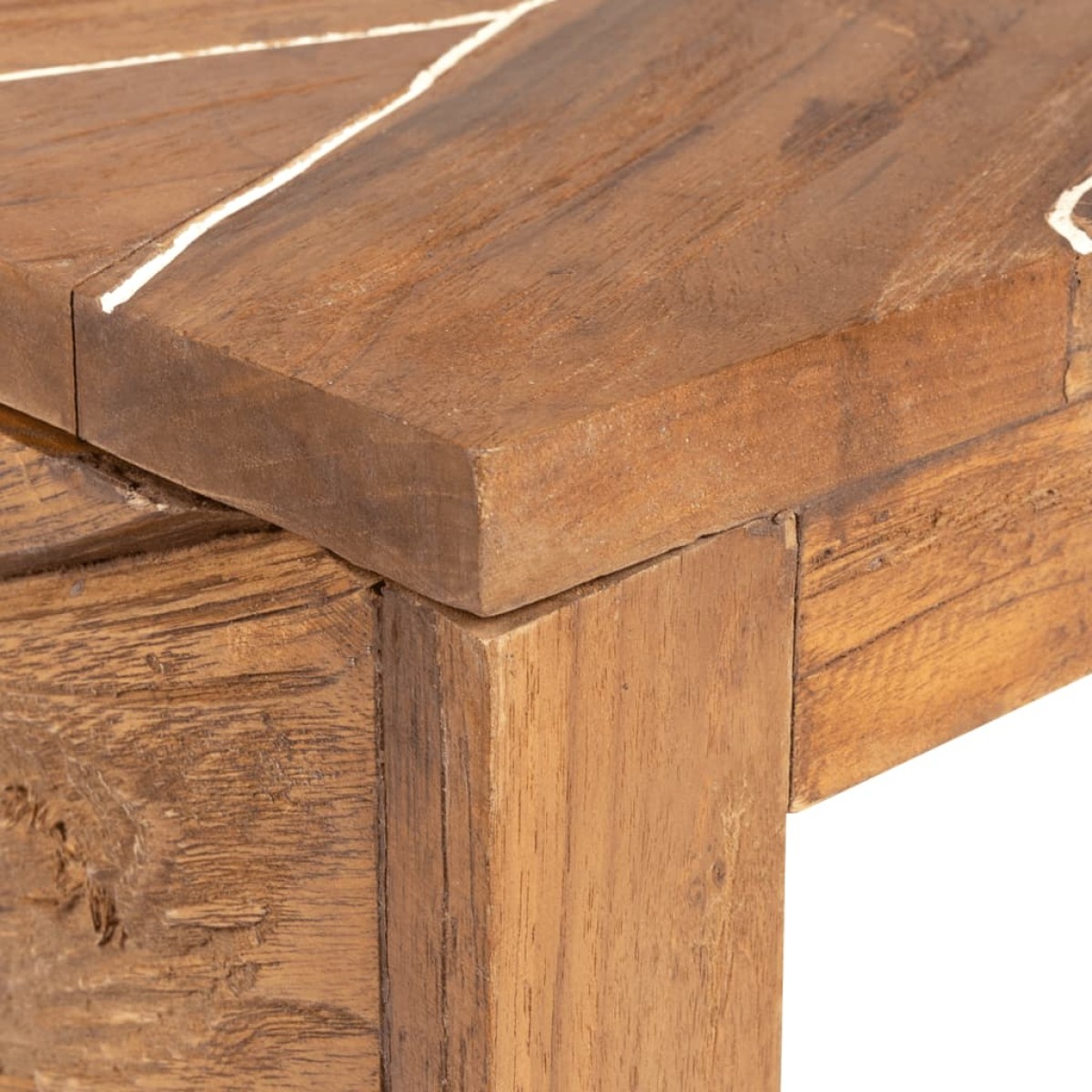 vidaXL Έπιπλο Τηλεόρασης 110 x 60 x 38 εκ. από Μασίφ Ξύλο Teak