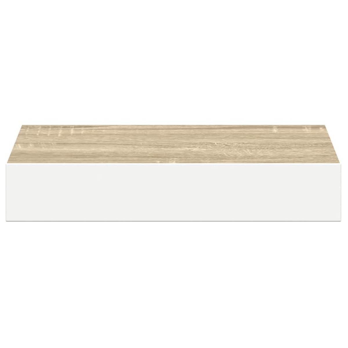 vidaXL Ράφι Τοίχου Δρυς και Άσπρο 23 x 23,5 x 3,8 εκ. από MDF