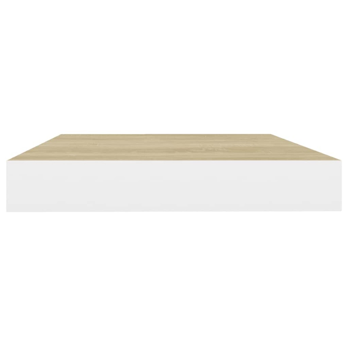vidaXL Ράφια Τοίχου 4 τεμ. Δρυς/Άσπρο 40x23x3,8 εκ. MDF