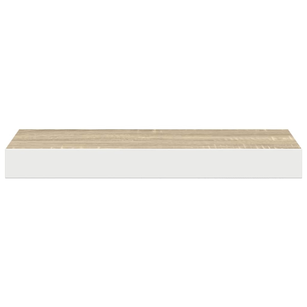vidaXL Ράφι Τοίχου Δρυς/Άσπρο 50x23x3,8 εκ. MDF