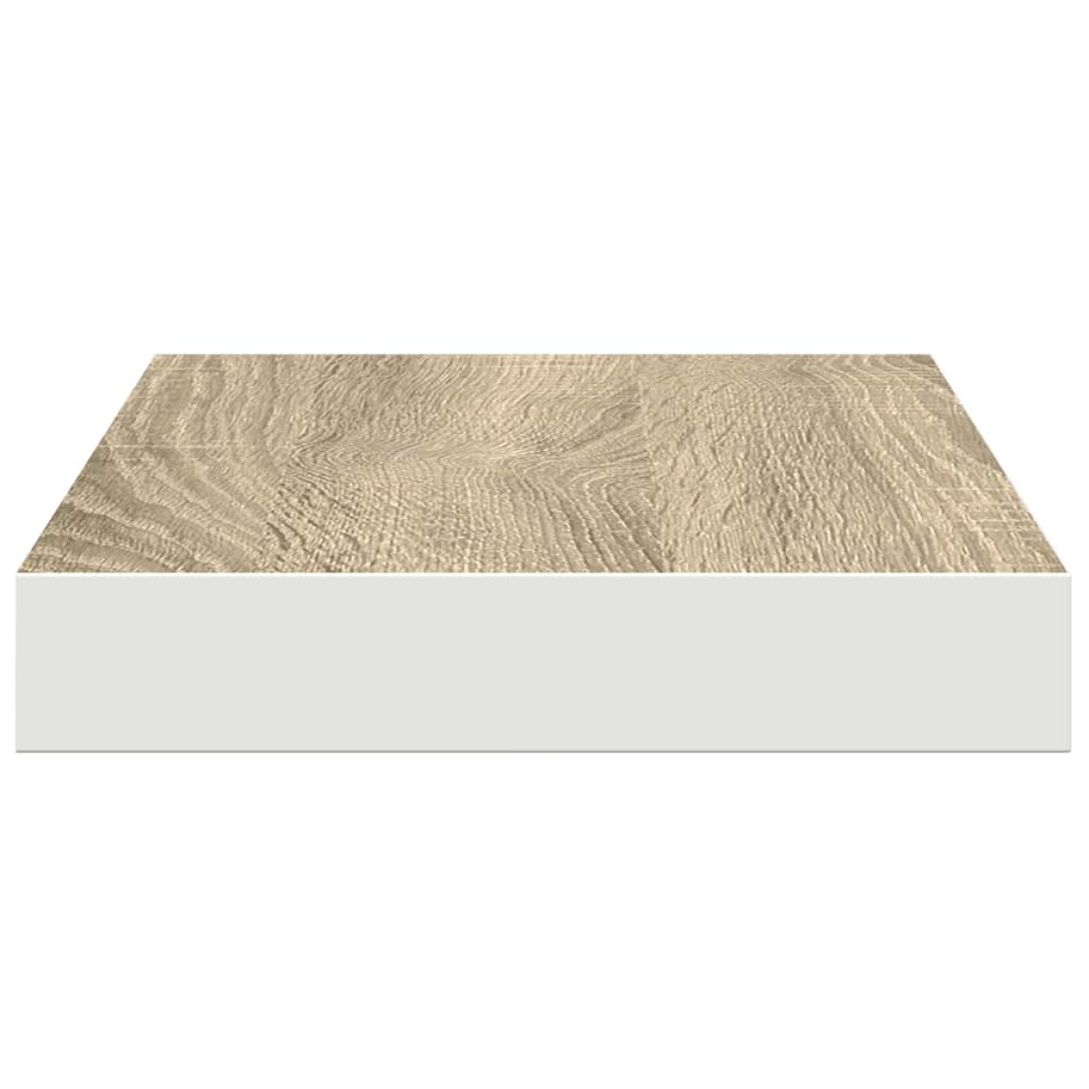 vidaXL Ράφι Τοίχου Δρυς/Άσπρο 50x23x3,8 εκ. MDF