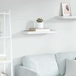 vidaXL Ράφι Τοίχου Δρυς/Άσπρο 60x23,5x3,8 εκ. MDF