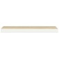 vidaXL Ράφι Τοίχου Δρυς/Άσπρο 80x23,5x3,8 εκ. από MDF