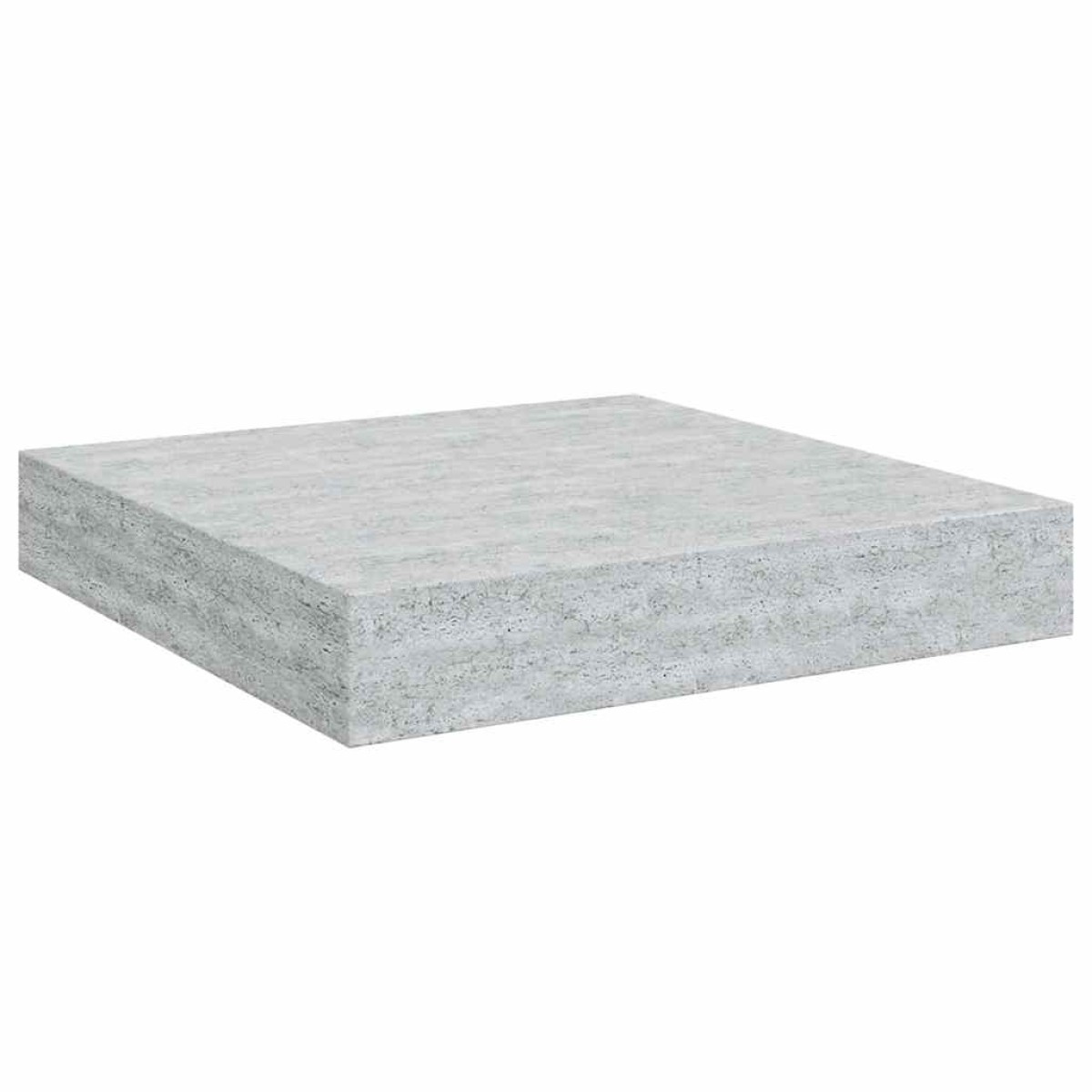 vidaXL Ράφια Τοίχου 4 τεμ. Γκρι Σκυροδέματος 23x23,5x3,8 εκ. MDF