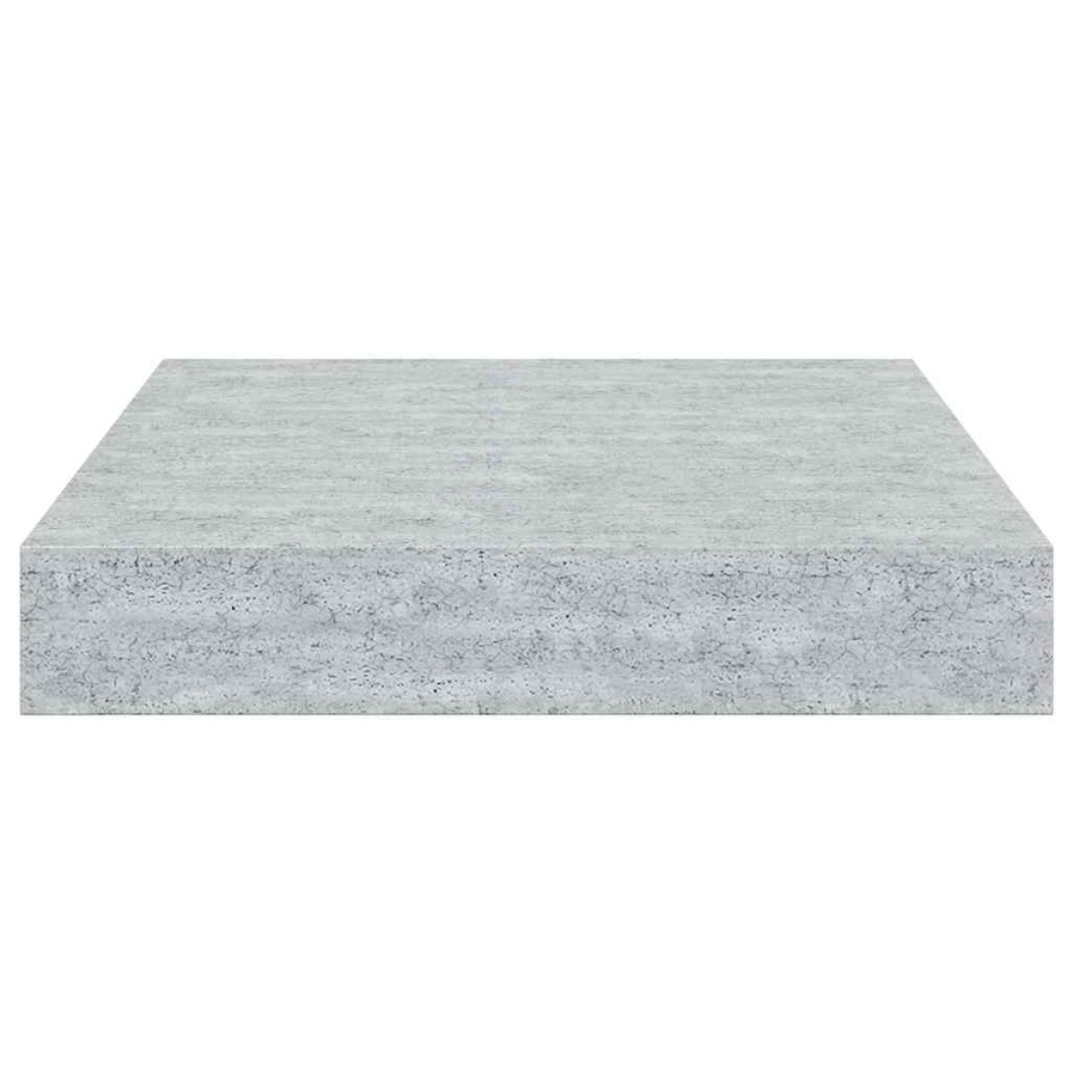 vidaXL Ράφια Τοίχου 4 τεμ. Γκρι Σκυροδέματος 23x23,5x3,8 εκ. MDF