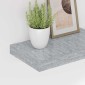 vidaXL Ράφι Τοίχου Γκρι Σκυροδέματος 40x23x3,8 εκ. MDF