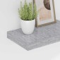 vidaXL Ράφια Τοίχου 2 τεμ. Γκρι Σκυροδέματος 40x23x3,8 εκ. MDF