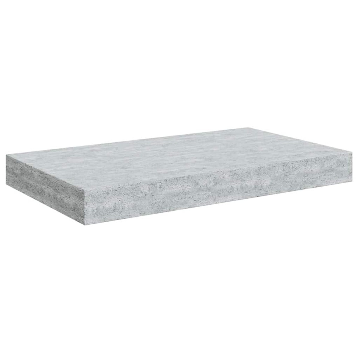 vidaXL Ράφια Τοίχου 4 τεμ. Γκρι Σκυροδέματος 40 x 23 x 3,8 εκ. MDF