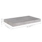 vidaXL Ράφι Τοίχου Γκρι Σκυροδέματος 50x23x3,8 εκ. από MDF