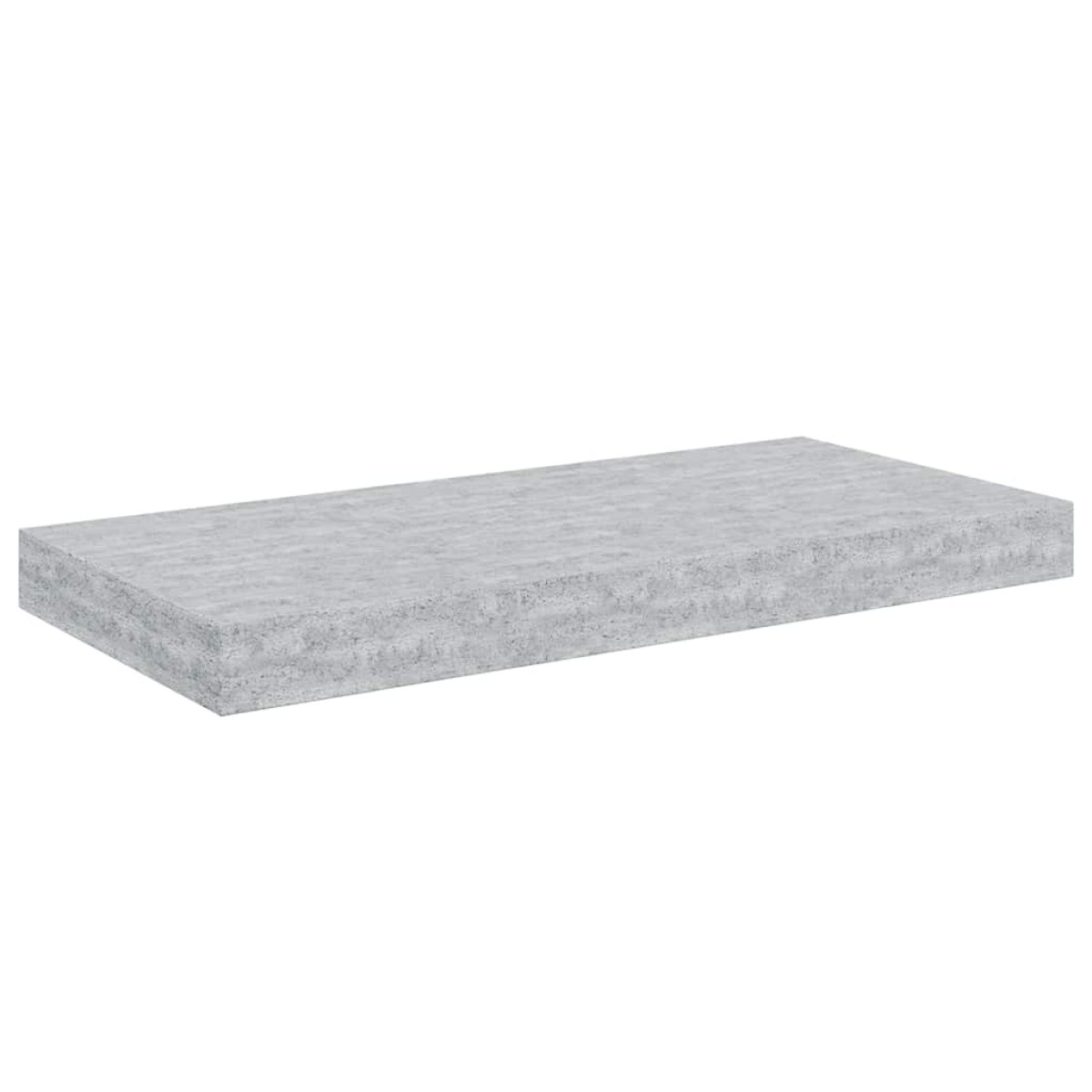 vidaXL Ράφια Τοίχου 2 τεμ. Γκρι Σκυροδέματος 50x23x3,8 εκ. MDF