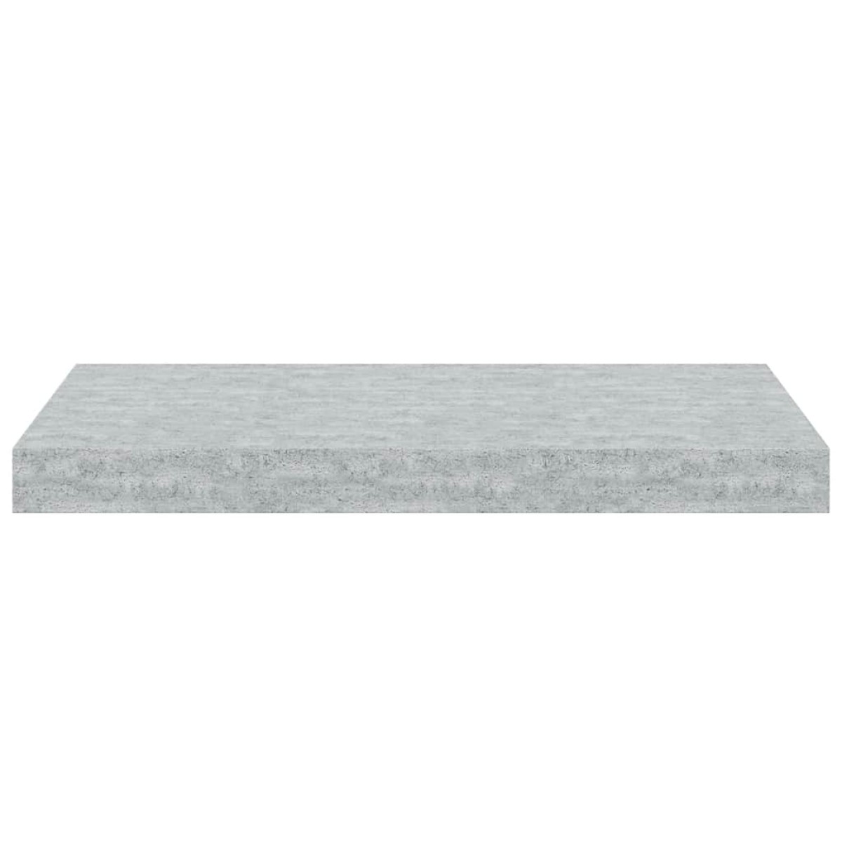 vidaXL Ράφια Τοίχου 2 τεμ. Γκρι Σκυροδέματος 50x23x3,8 εκ. MDF