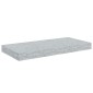 vidaXL Ράφια Τοίχου 4 τεμ. Γκρι Σκυροδέματος 50x23x3,8 εκ. MDF